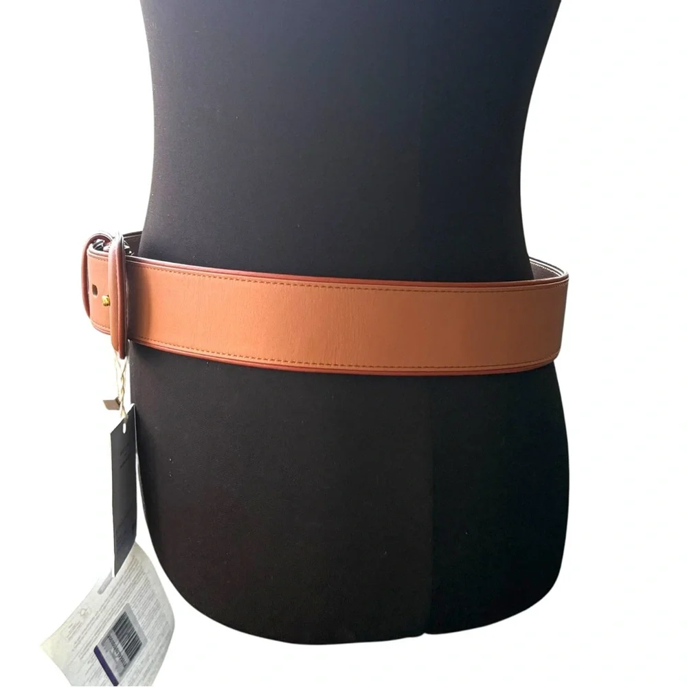 Zimmermann Brown Leather Belt With Buckle | Size Medium/Large